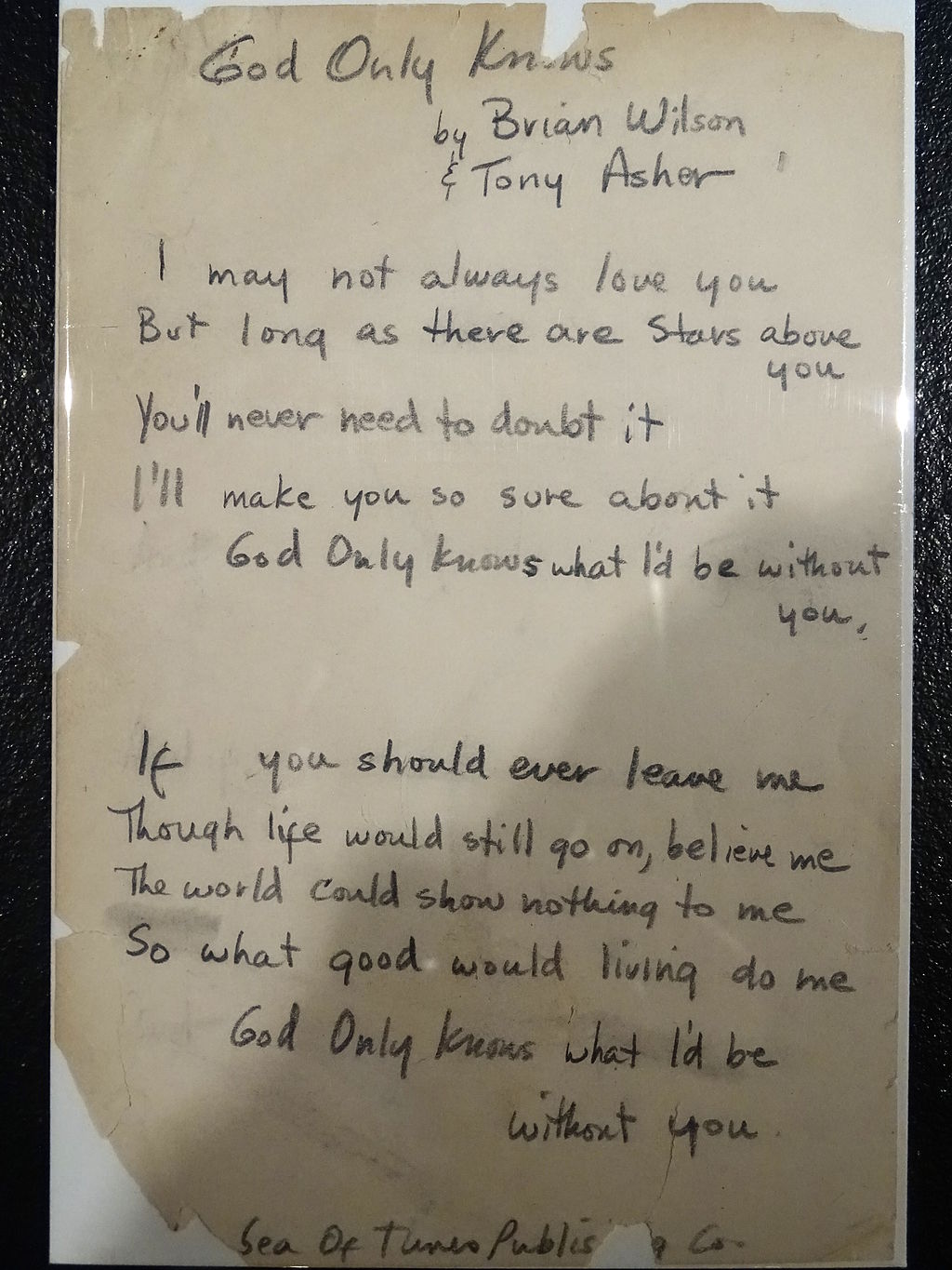 The 1966 Studio Session Of The Beach Boys Quot God Only Knows