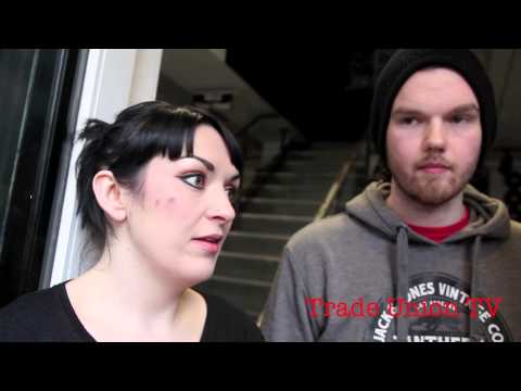 HMV workers occupy Limerick shop 17th January 2013