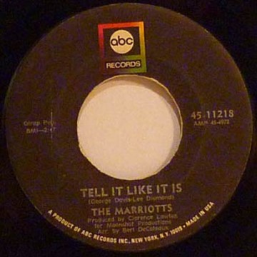 The Marriotts - Tell It Like It Is